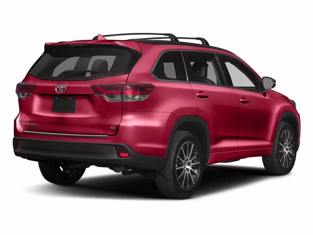 2018 Salsa Red Pearl Toyota Highlander SE AWD SUV