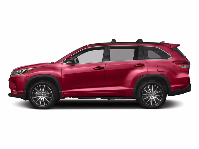 2018 Salsa Red Pearl Toyota Highlander SE AWD SUV