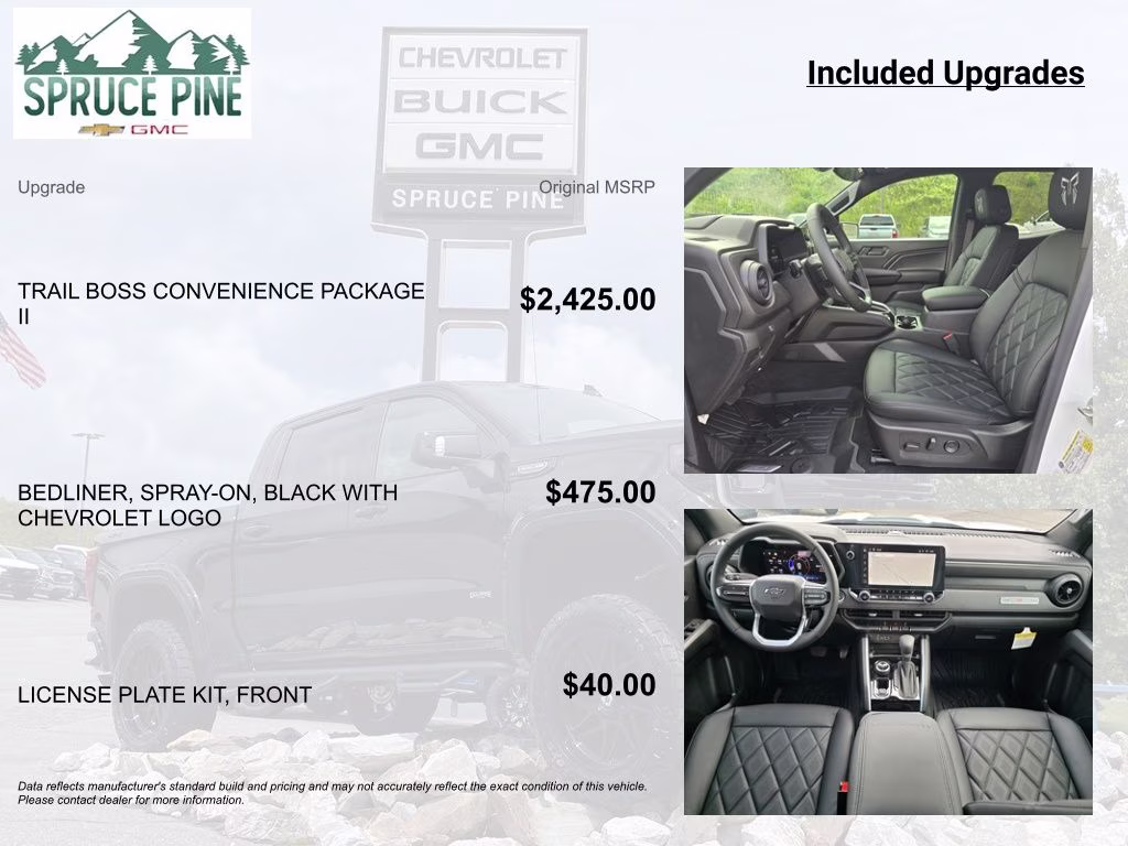 2026 Summit White Chevrolet Colorado Trail Boss 4X4 Truck
