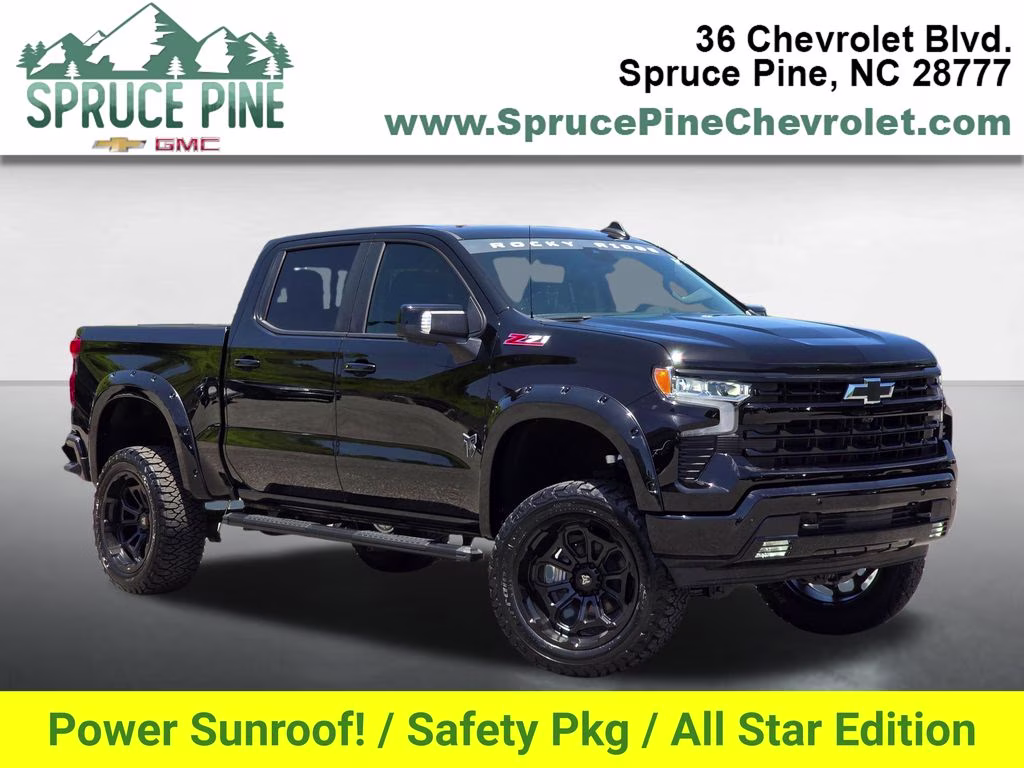 2026 Black Chevrolet Silverado 1500 RST 4X4 Truck