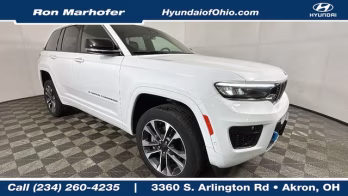 2023 Bright White Clearcoat Jeep Grand Cherokee Overland 4xe 4X4 SUV