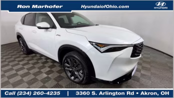 2025 White Acura ADX A-Spec Package AWD SUV