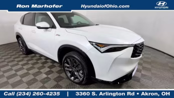 2025 White Acura ADX A-Spec Package AWD SUV