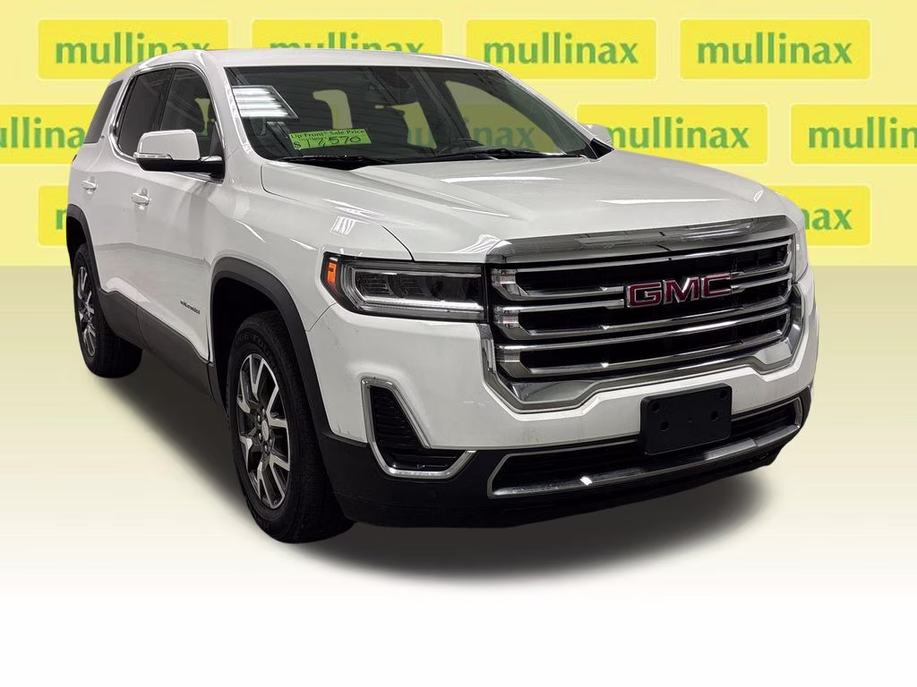 2020 Summit White GMC Acadia SLE AWD SUV