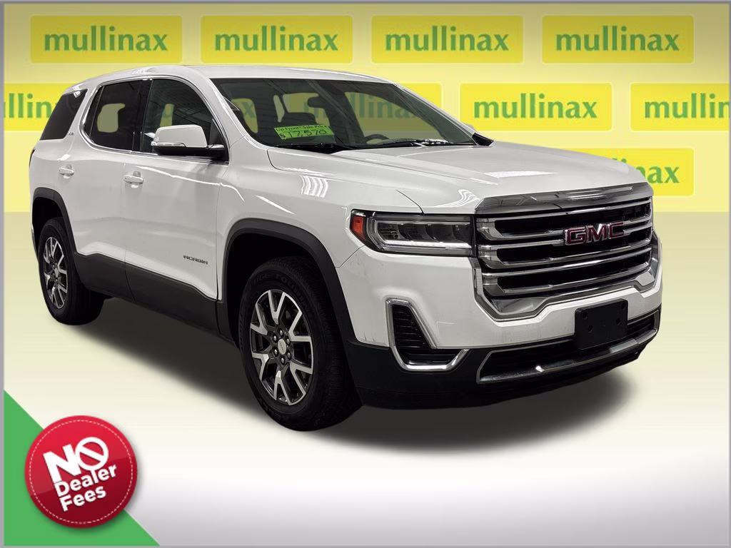 2020 Summit White GMC Acadia SLE AWD SUV