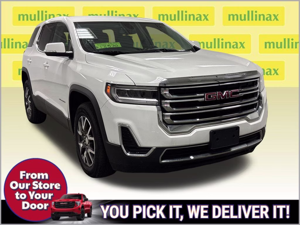 2020 Summit White GMC Acadia SLE AWD SUV
