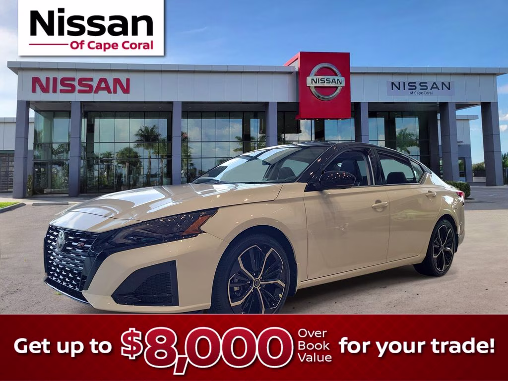 2026 Pearl White/Super Black Nissan Altima 2.5 SR FWD Sedan