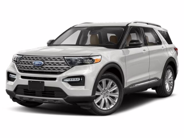 2023 Oxford White Ford Explorer Limited 4X4 SUV