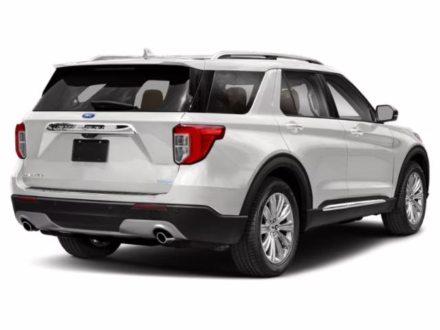 2023 Oxford White Ford Explorer Limited 4X4 SUV