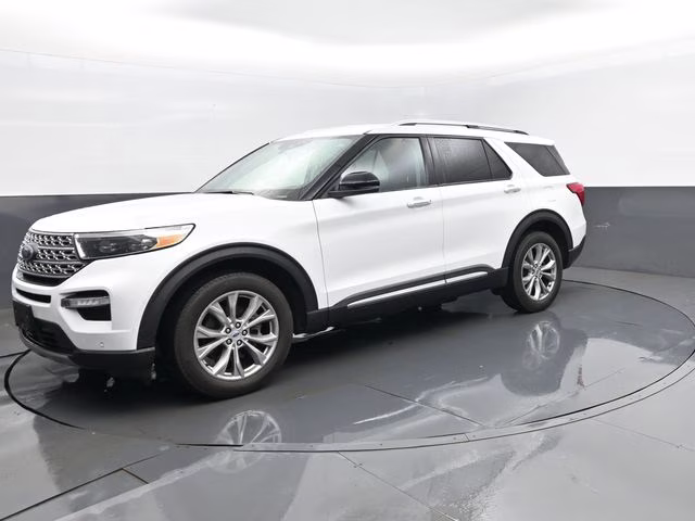 2023 Oxford White Ford Explorer Limited 4X4 SUV
