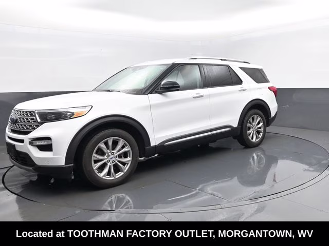 2023 Oxford White Ford Explorer Limited 4X4 SUV
