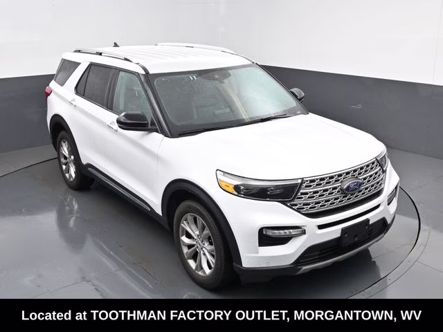 2023 Oxford White Ford Explorer Limited 4X4 SUV