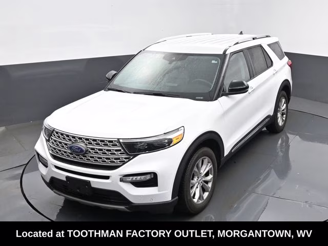 2023 Oxford White Ford Explorer Limited 4X4 SUV