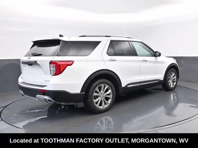 2023 Oxford White Ford Explorer Limited 4X4 SUV