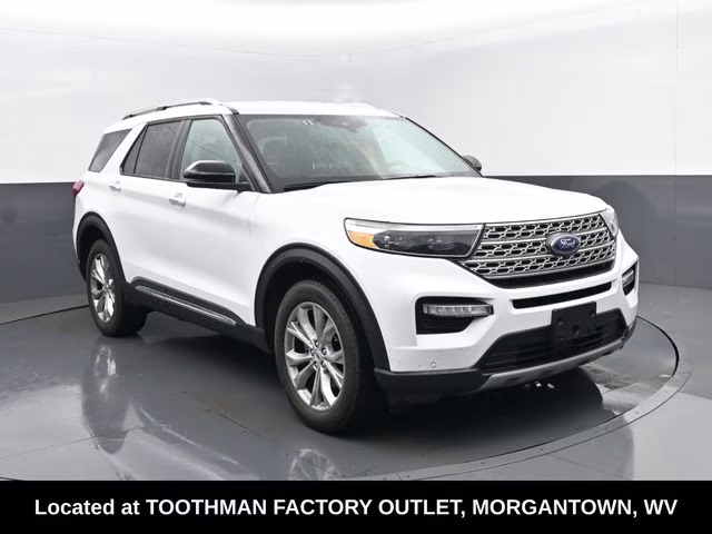 2023 Oxford White Ford Explorer Limited 4X4 SUV