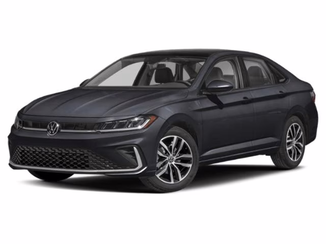 2025 Black Volkswagen Jetta 1.5T SE FWD Sedan
