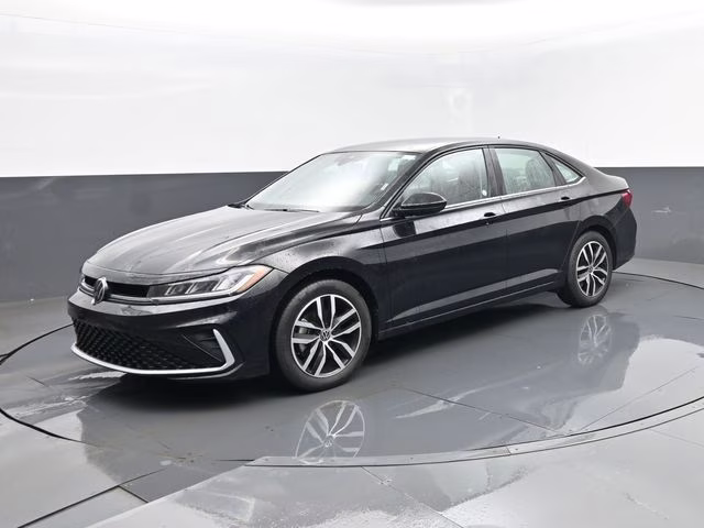 2025 Black Volkswagen Jetta 1.5T SE FWD Sedan