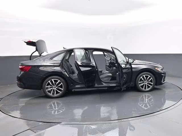 2025 Black Volkswagen Jetta 1.5T SE FWD Sedan