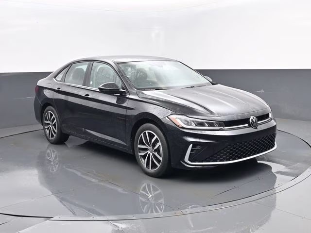 2025 Black Volkswagen Jetta 1.5T SE FWD Sedan