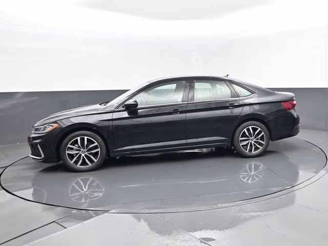 2025 Black Volkswagen Jetta 1.5T SE FWD Sedan