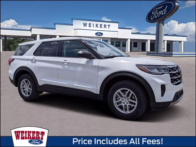 2026 Oxford White Ford Explorer Active 4X4 SUV