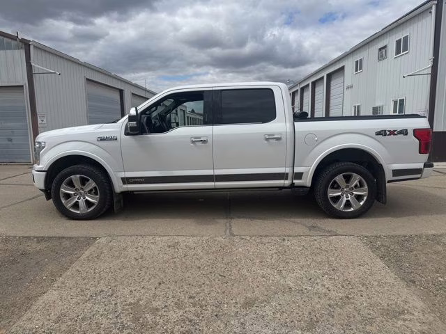 2020 White Metallic Ford F-150 Platinum 4X4 Truck