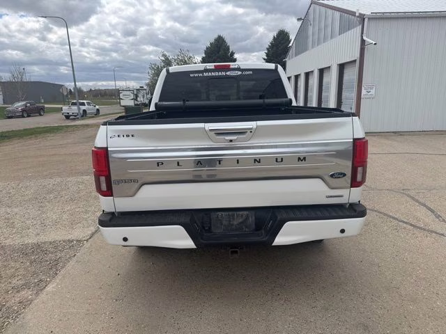 2020 White Metallic Ford F-150 Platinum 4X4 Truck
