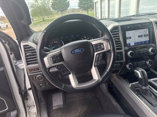 2020 White Metallic Ford F-150 Platinum 4X4 Truck