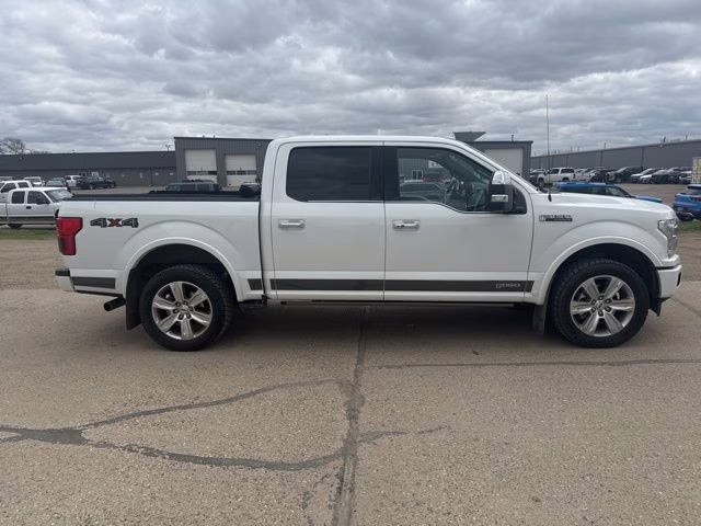 2020 White Metallic Ford F-150 Platinum 4X4 Truck