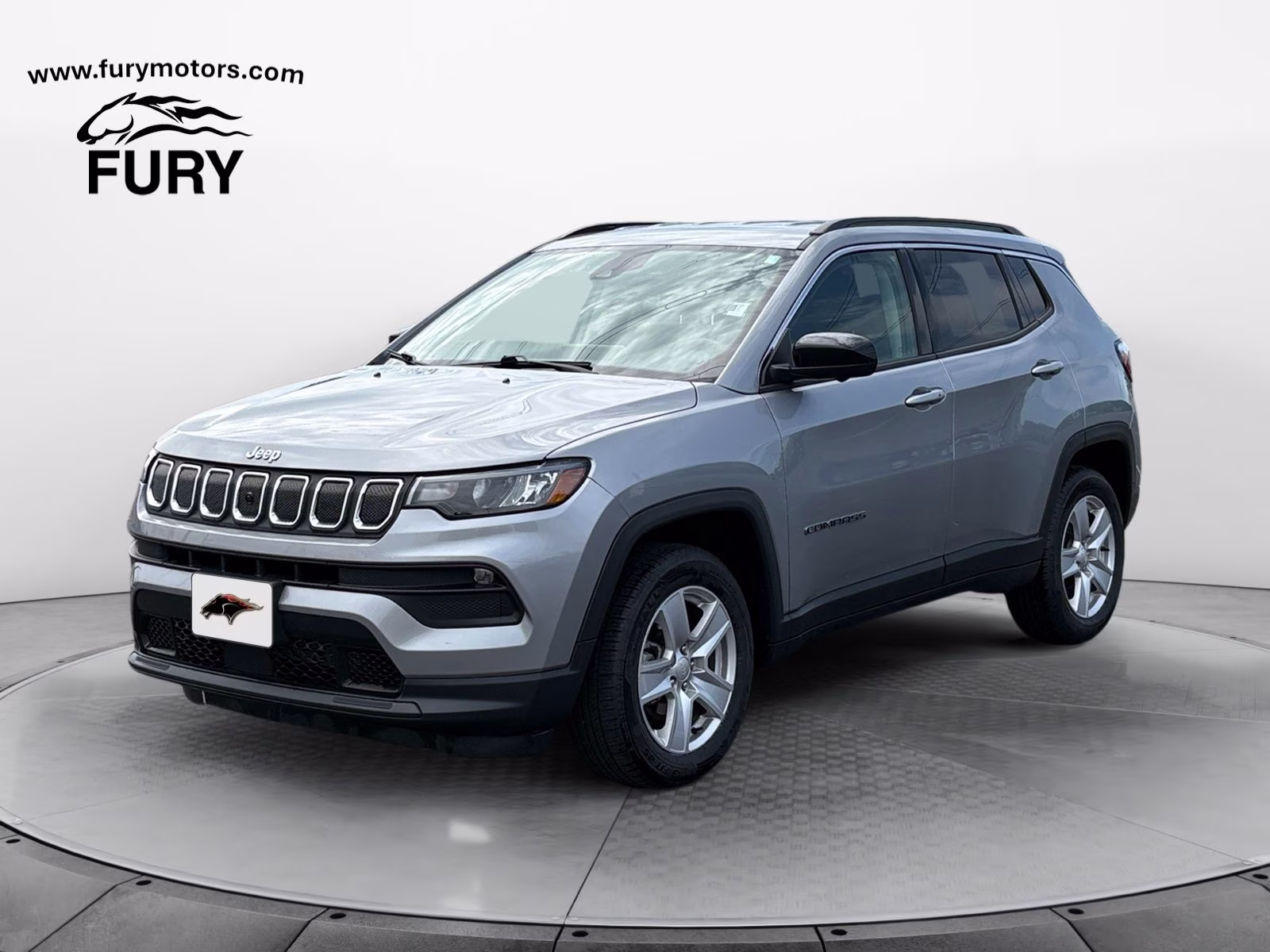 2022 Billet Silver Metallic Clearcoat Jeep Compass Latitude 4X4 SUV