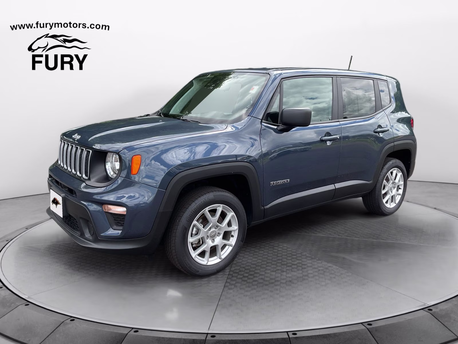 2023 Slate Blue Pearlcoat Jeep Renegade Latitude 4X4 SUV