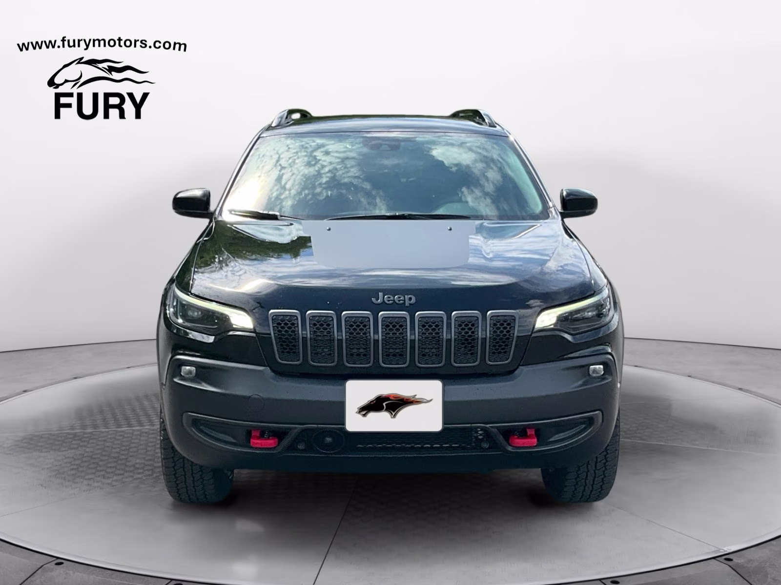 2022 Diamond Black Crystal Pearlcoat Jeep Cherokee Trailhawk 4X4 SUV