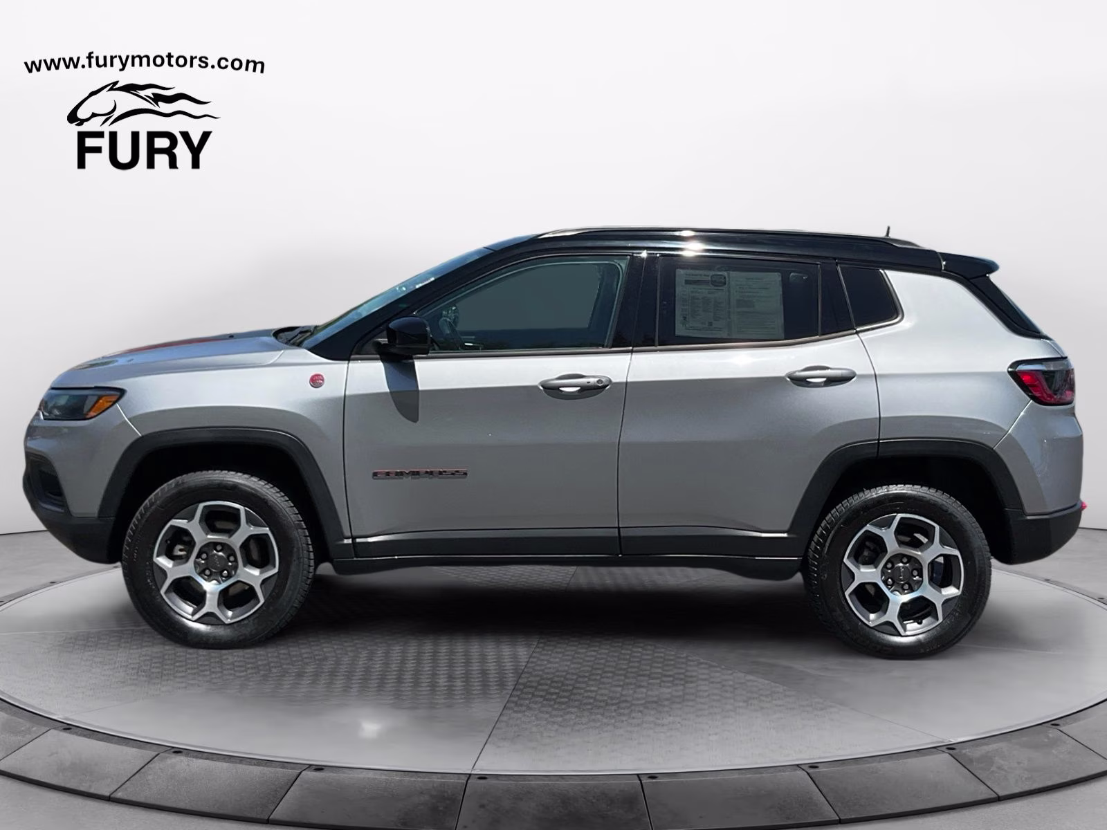 2022 Billet Silver Metallic Clearcoat Jeep Compass Trailhawk 4X4 SUV