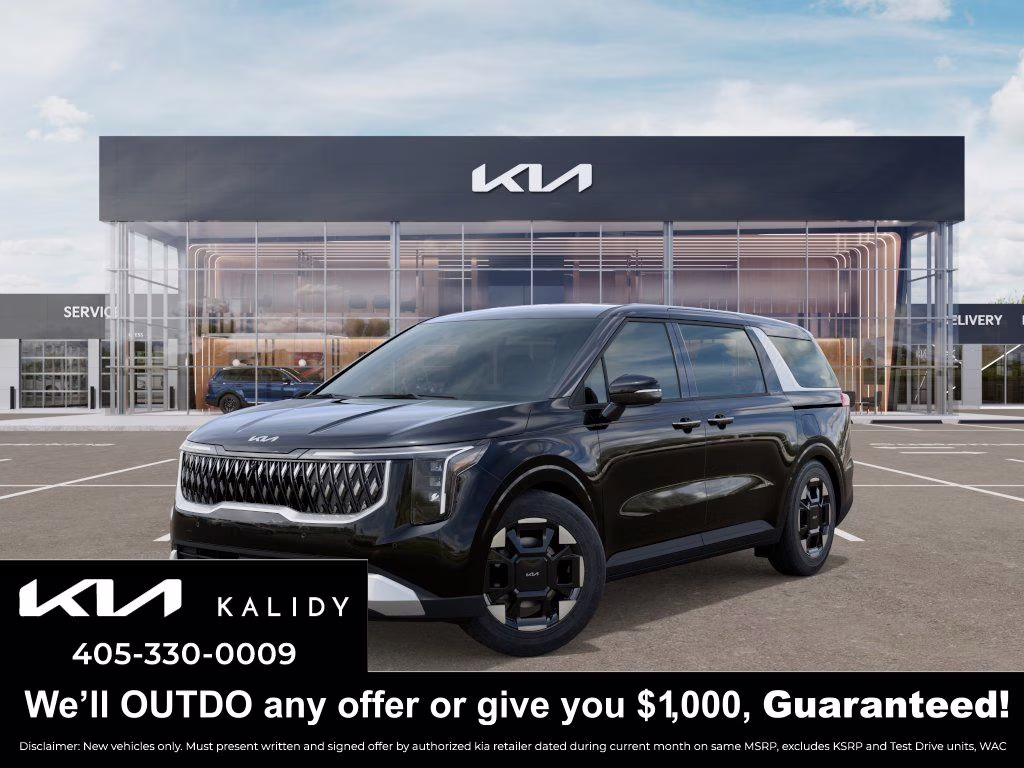 2026 Aurora Black Kia Carnival EX FWD Van