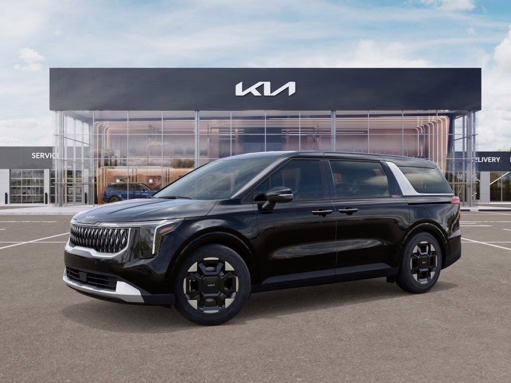 2026 Aurora Black Kia Carnival EX FWD Van