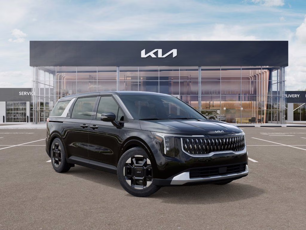 2026 Aurora Black Kia Carnival EX FWD Van