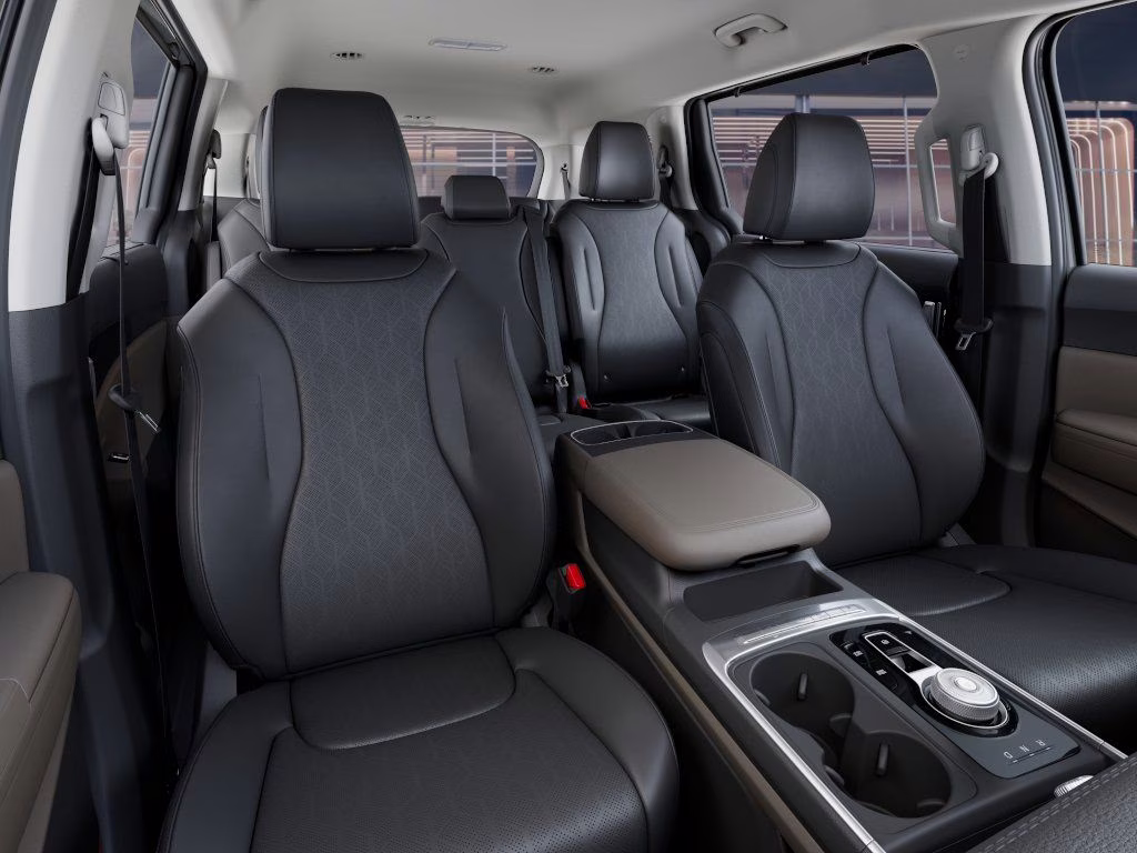 2026 Ceramic White Kia Carnival Hybrid EX FWD Van
