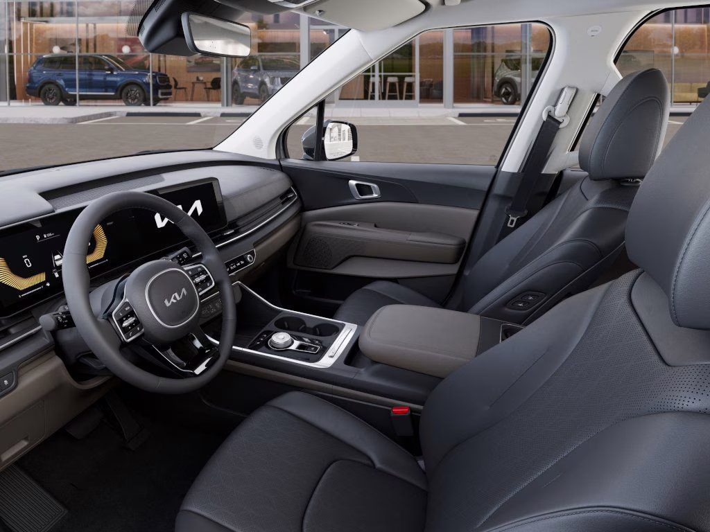 2026 Ceramic White Kia Carnival Hybrid EX FWD Van