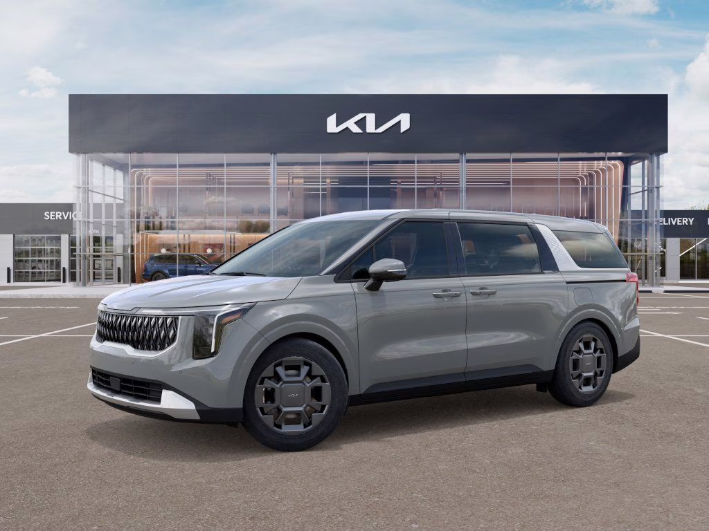 2026 Ceramic White Kia Carnival Hybrid EX FWD Van