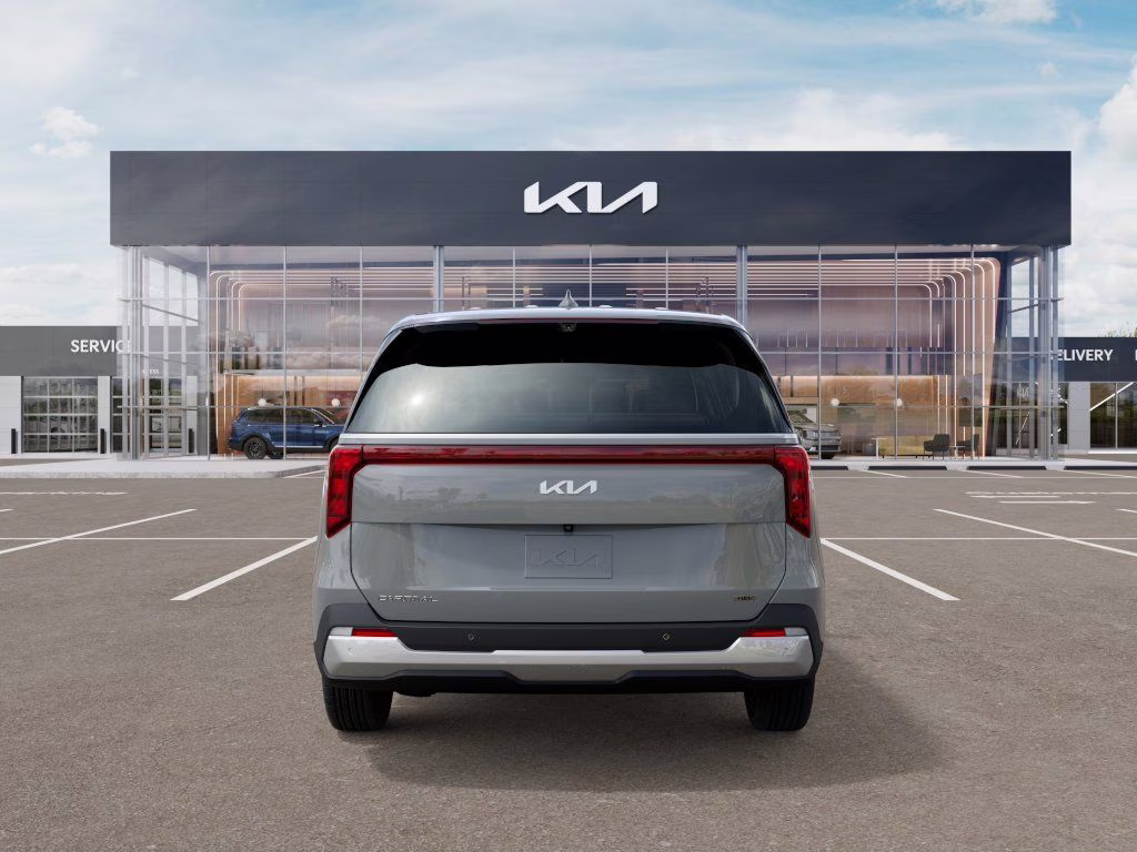 2026 Ceramic White Kia Carnival Hybrid EX FWD Van