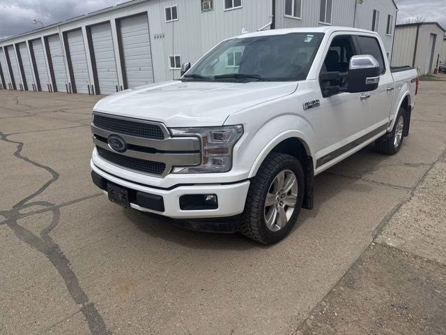 2020 White Metallic Ford F-150 Platinum 4X4 Truck