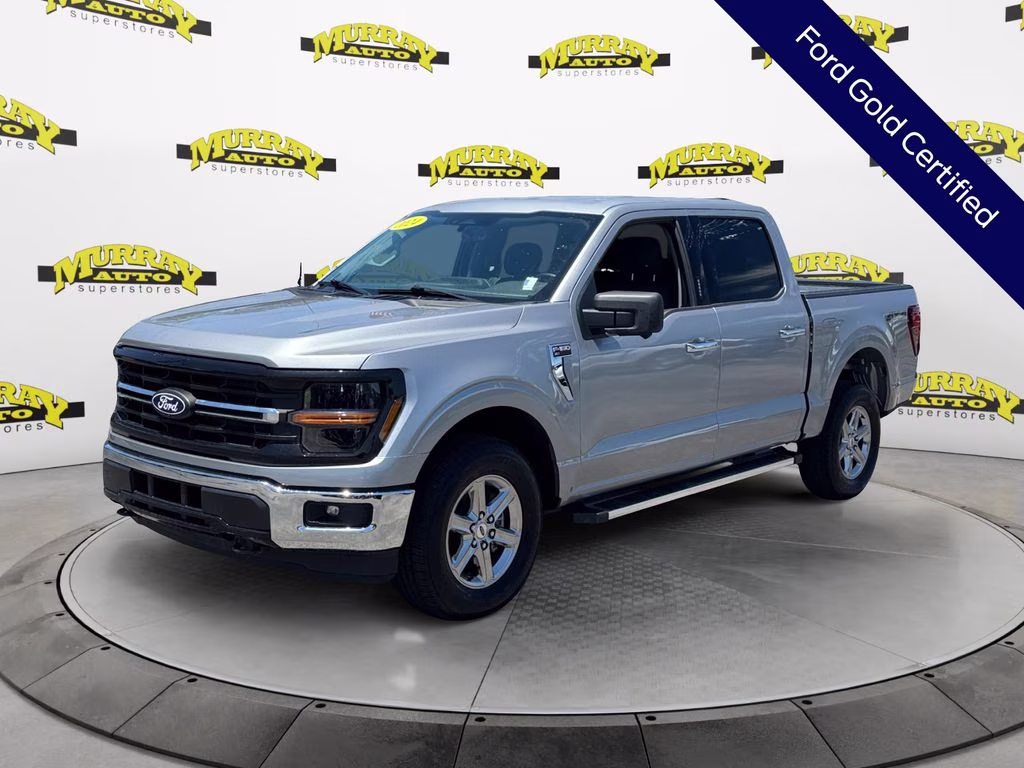 2024 Iconic Silver Metallic Ford F-150 XLT 4X4 Truck