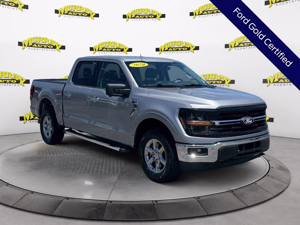 2024 Iconic Silver Metallic Ford F-150 XLT 4X4 Truck