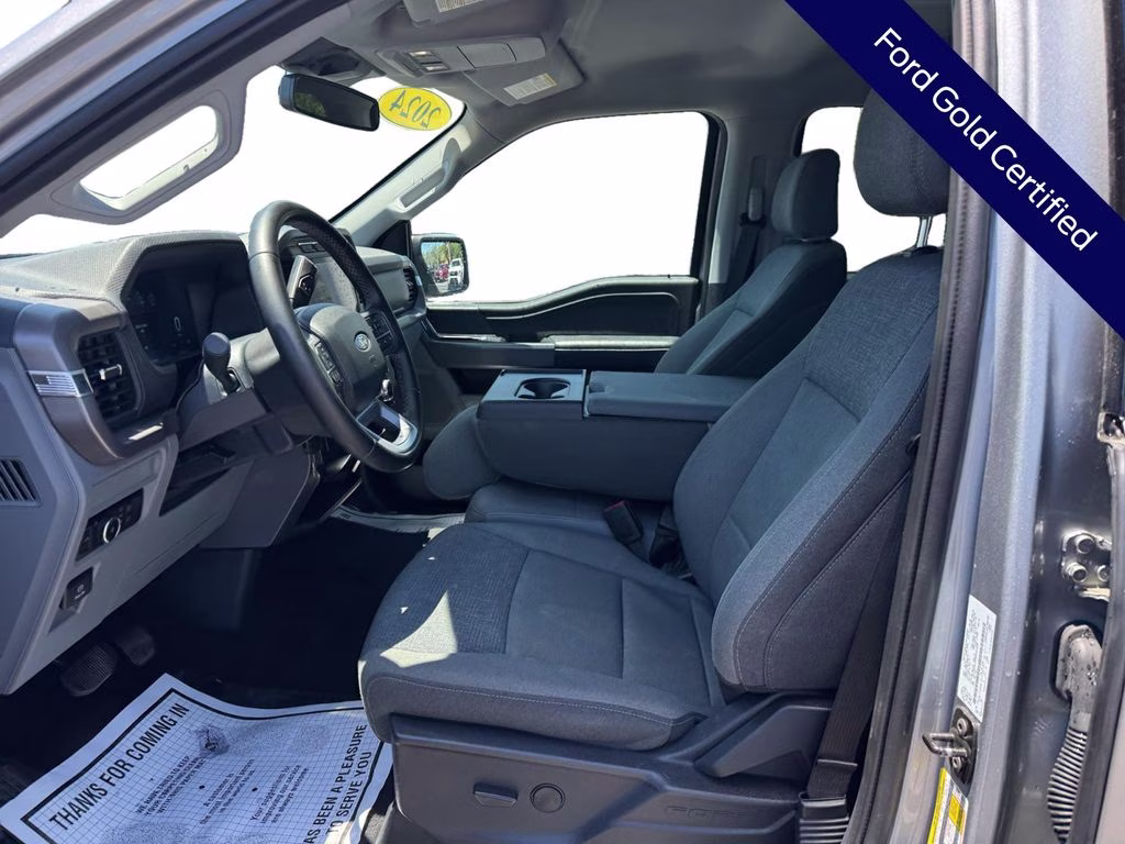 2024 Iconic Silver Metallic Ford F-150 XLT 4X4 Truck