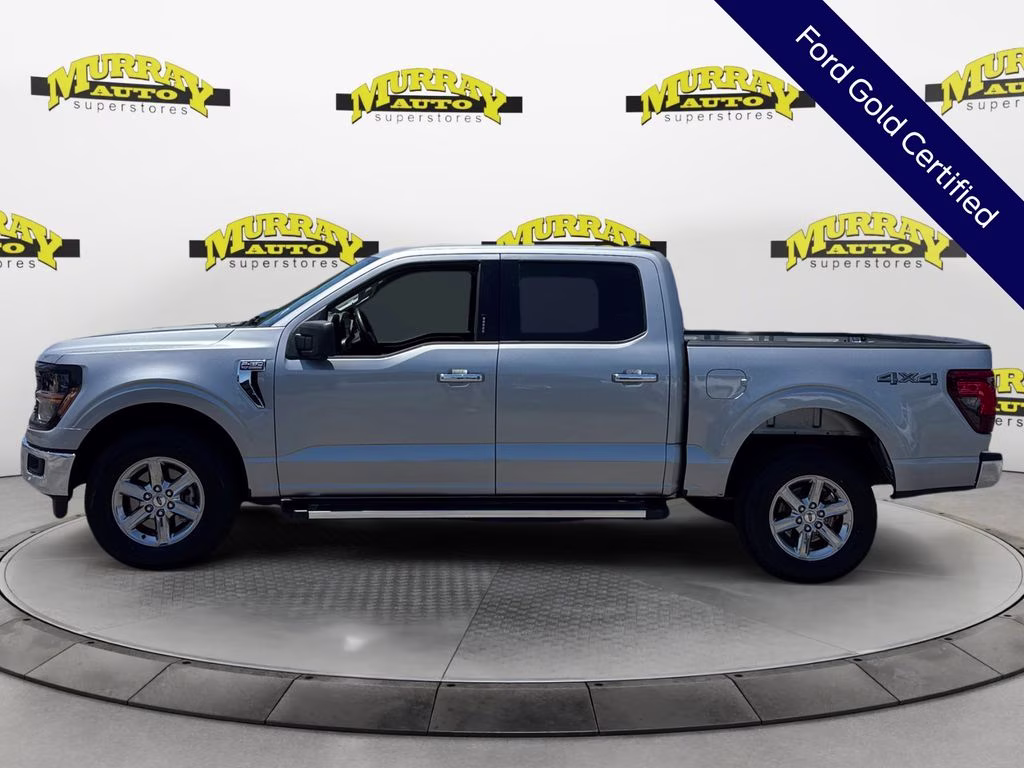 2024 Iconic Silver Metallic Ford F-150 XLT 4X4 Truck