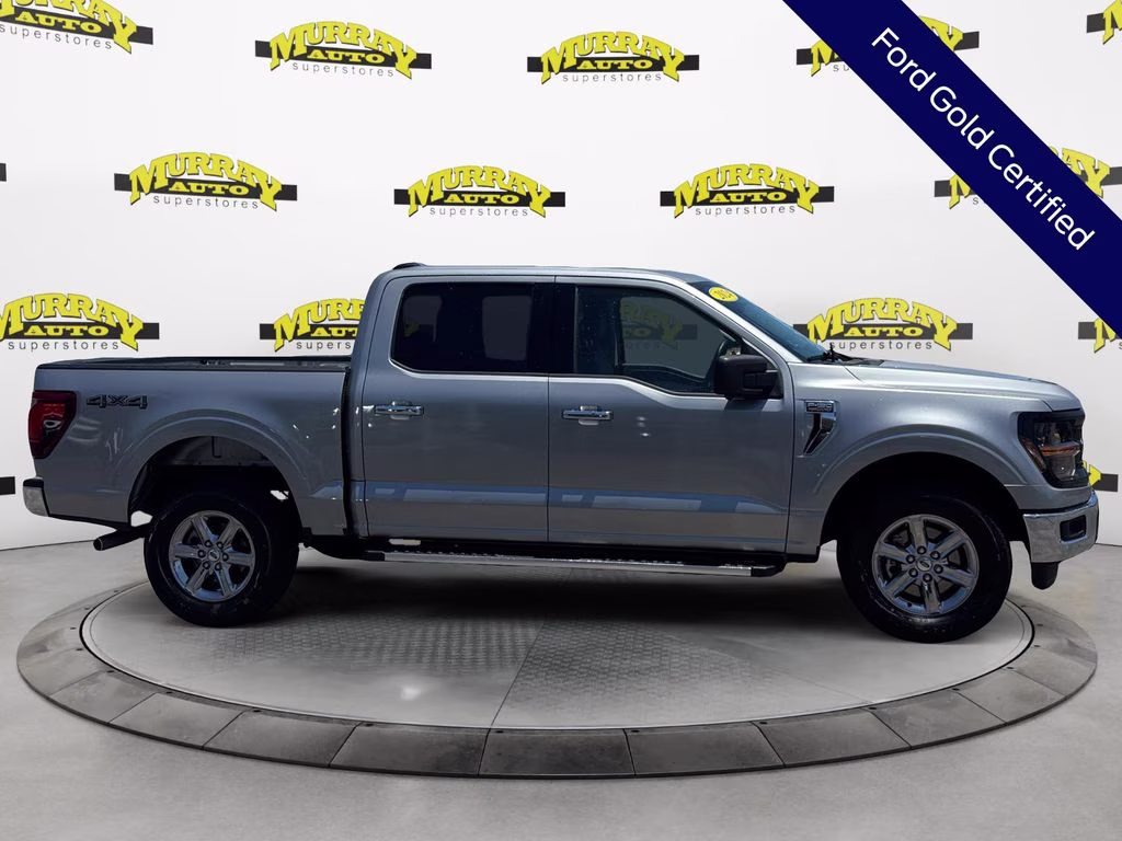 2024 Iconic Silver Metallic Ford F-150 XLT 4X4 Truck