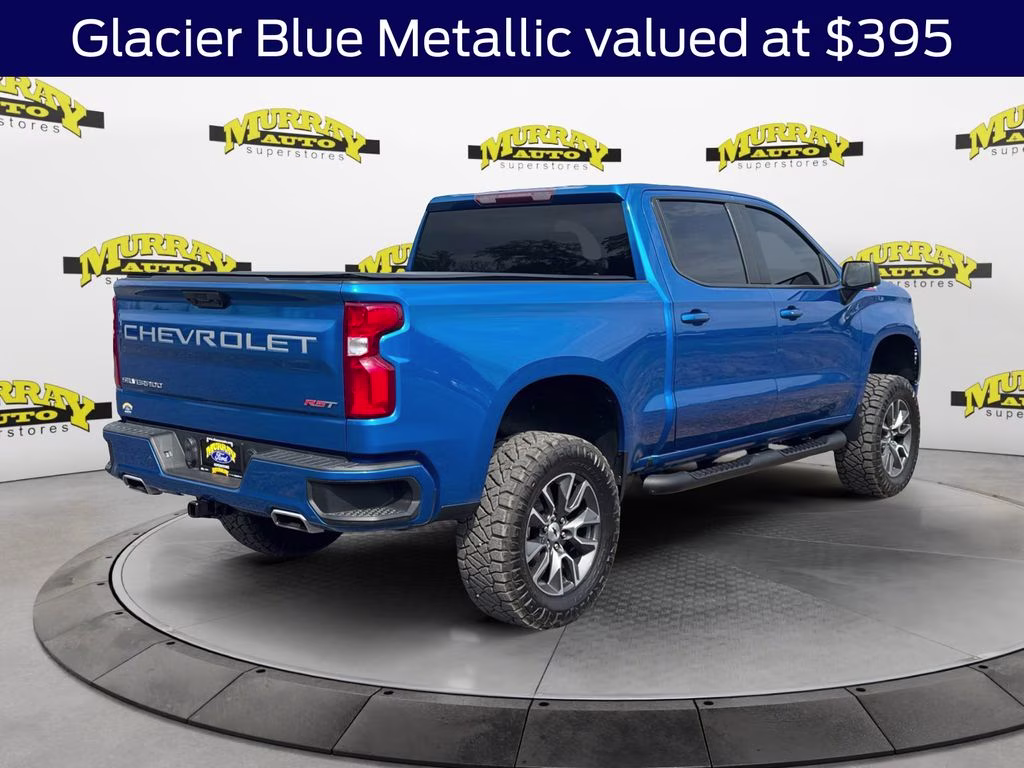 2022 Glacier Blue Metallic Chevrolet Silverado 1500 RST 4X4 Truck