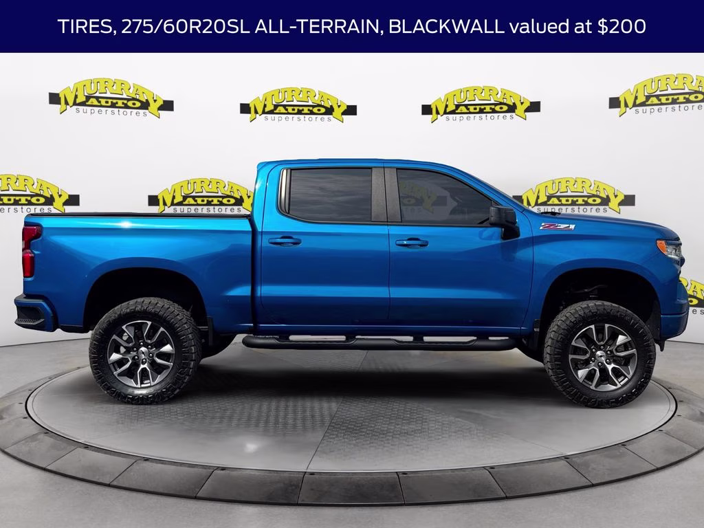 2022 Glacier Blue Metallic Chevrolet Silverado 1500 RST 4X4 Truck