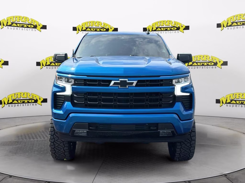 2022 Glacier Blue Metallic Chevrolet Silverado 1500 RST 4X4 Truck