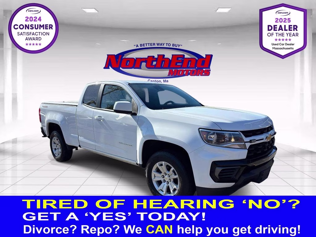 2021 Summit White Chevrolet Colorado LT 4X4 Truck